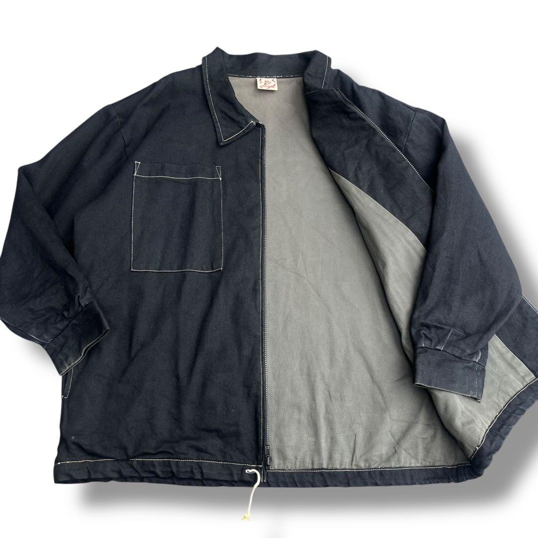 90's USA製 TRIPLE FIVE SOUL デニム カバーオール 黒