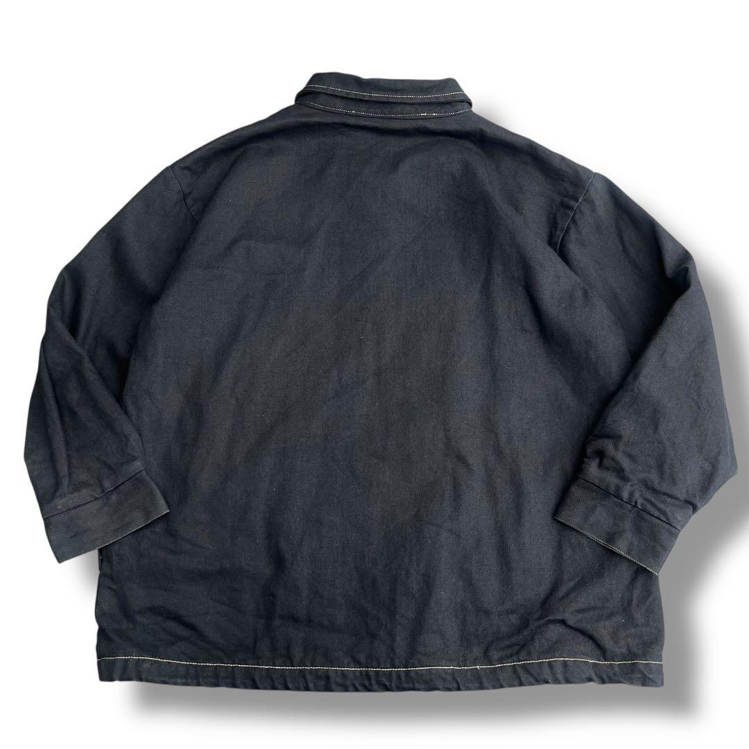 90's USA製 TRIPLE FIVE SOUL デニム カバーオール 黒