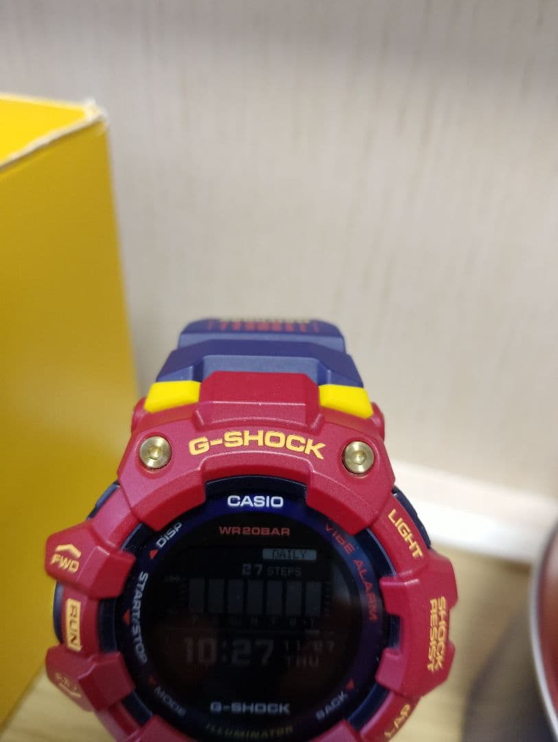 G-SHOCK GBD-100BAR-4JR MATCHDAY バルセロナ 美品