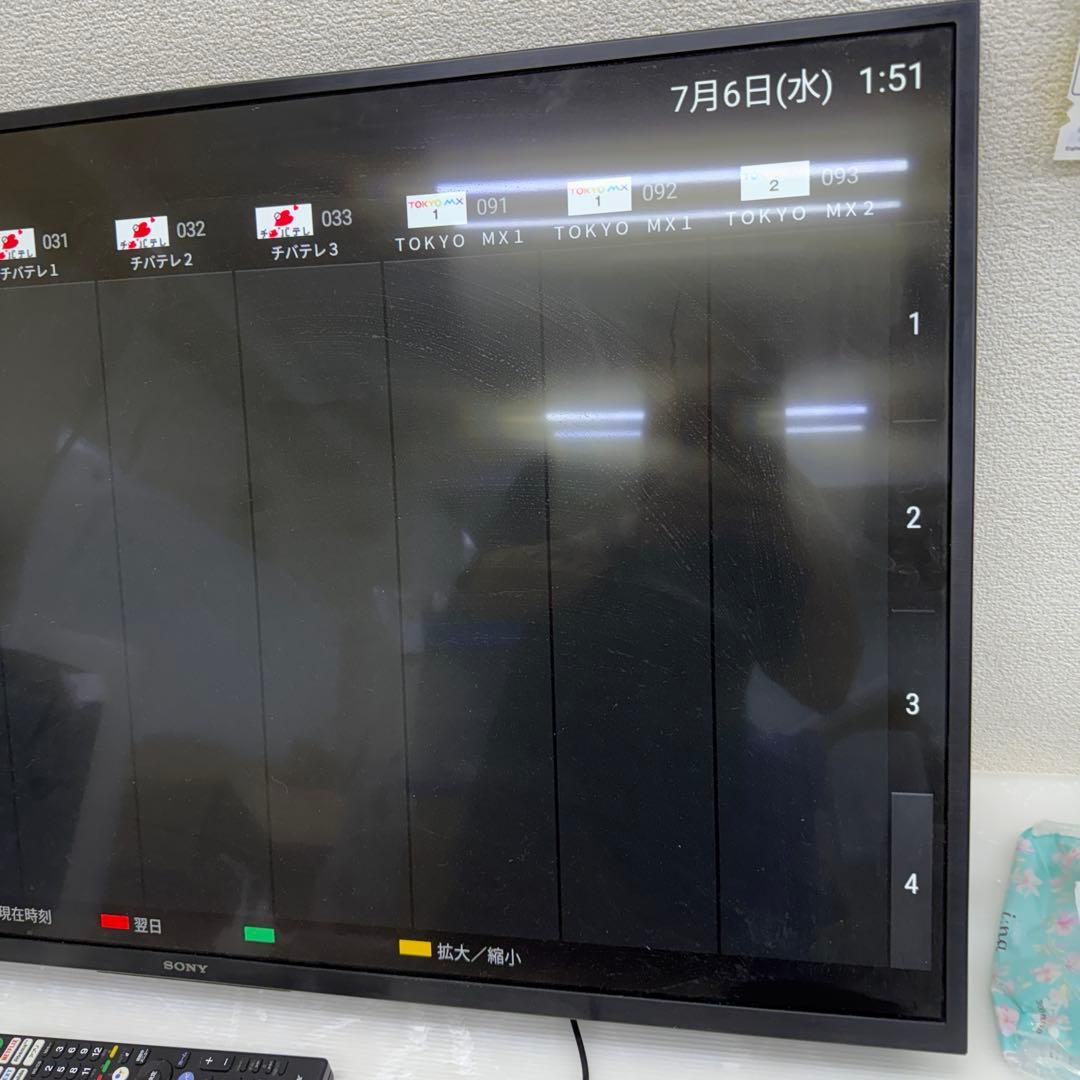 ☆ソニー KJ-43X8000G☆4K 液晶テレビ 2019年製 43インチ