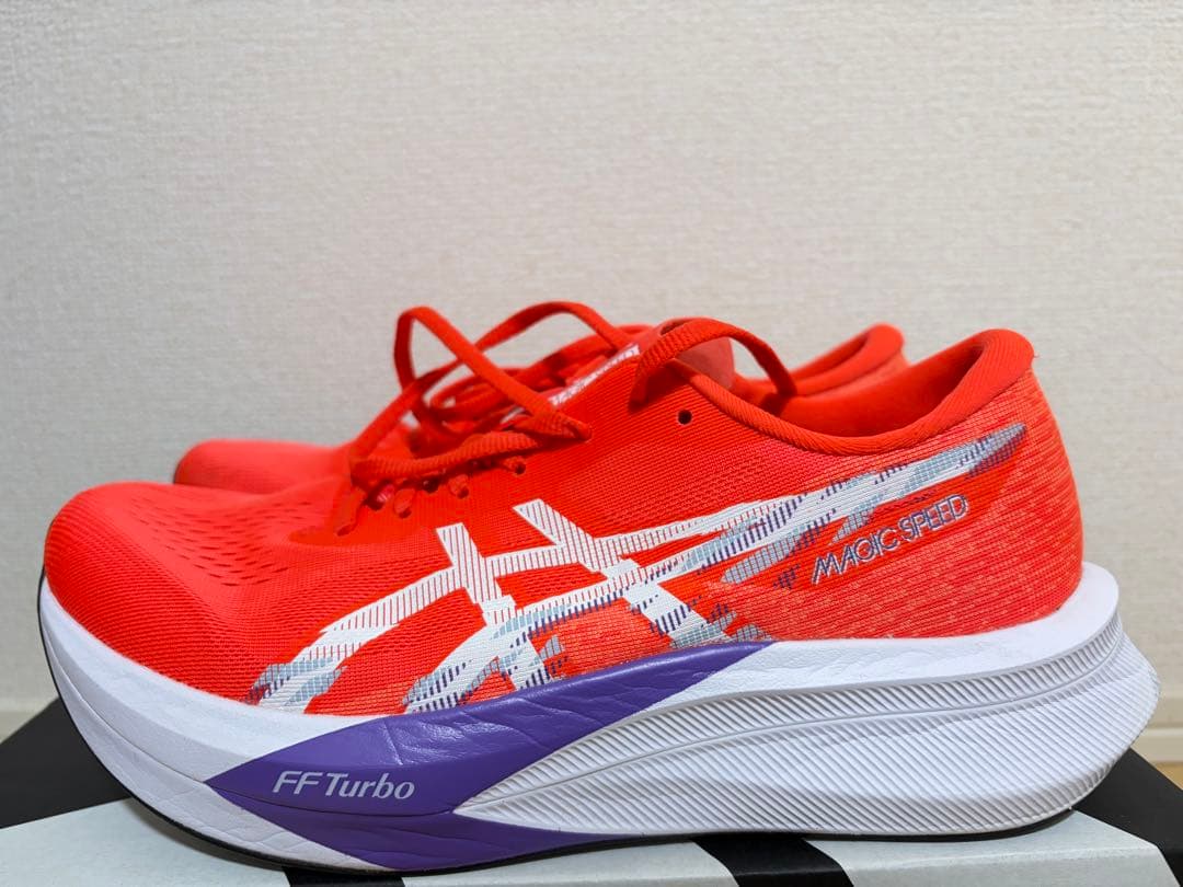 ASICS MAGIC SPEED オレンジ FF Turbo