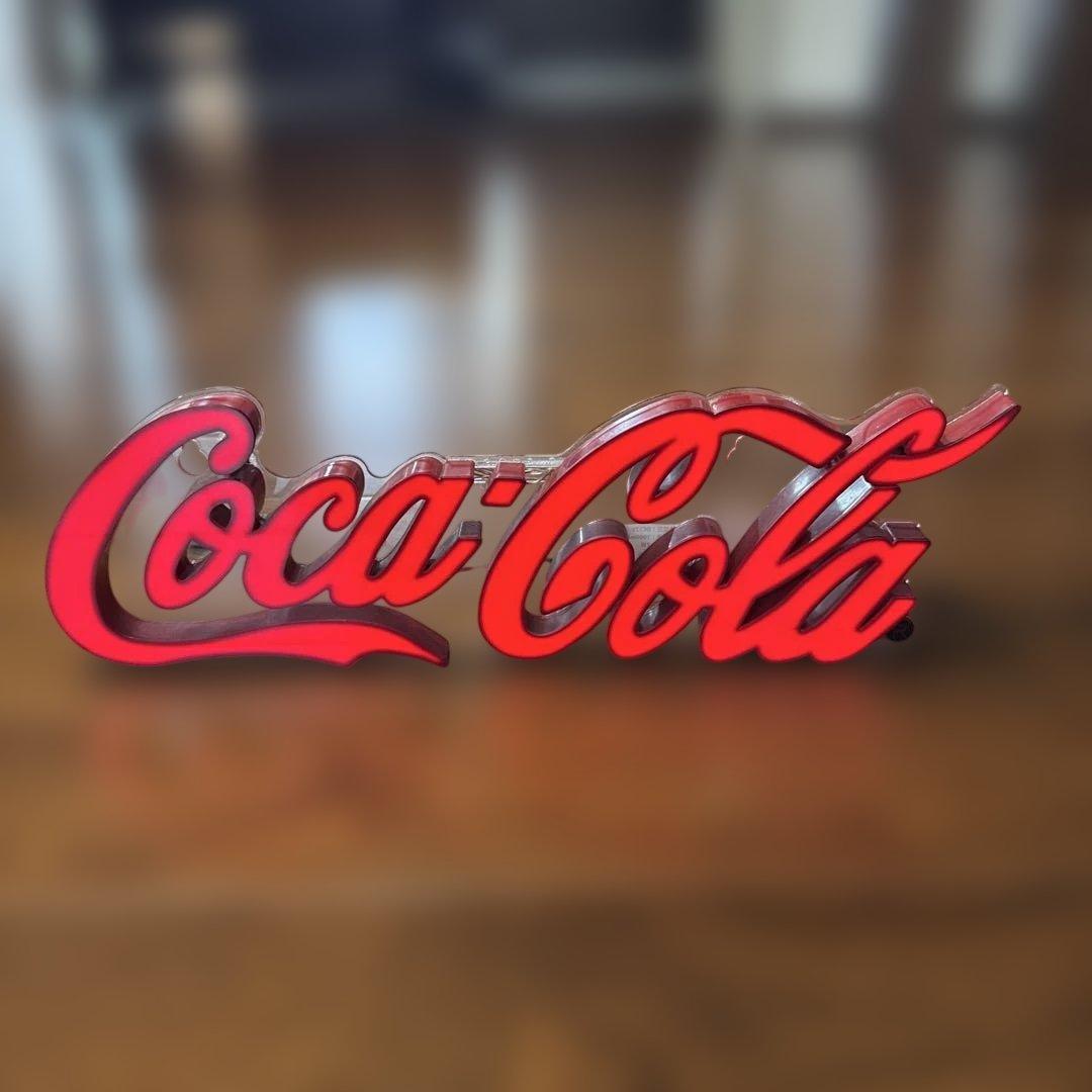 Coca-Cola 立体ロゴ インテリア小物 約43cm