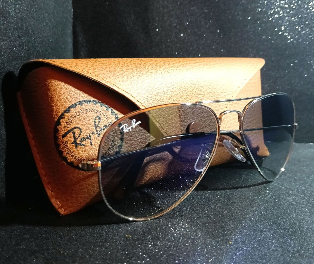 Ray-Ban アビエーター サングラス ケース付き　ティアドロップ