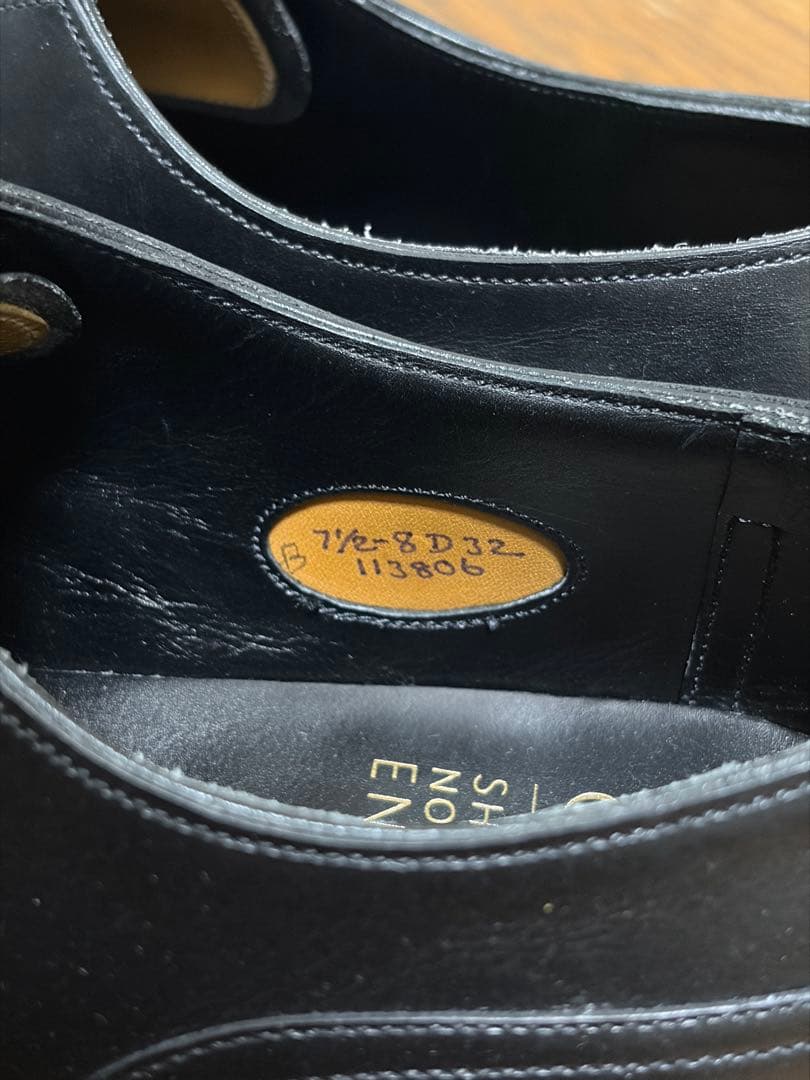 Edward Green Dover UK7.5 D32 ブラック