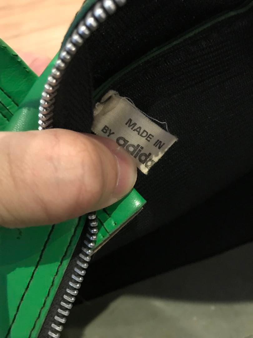 ◼️希少 70s〜 アディダス ボストンバッグ フランス製 緑 adidas