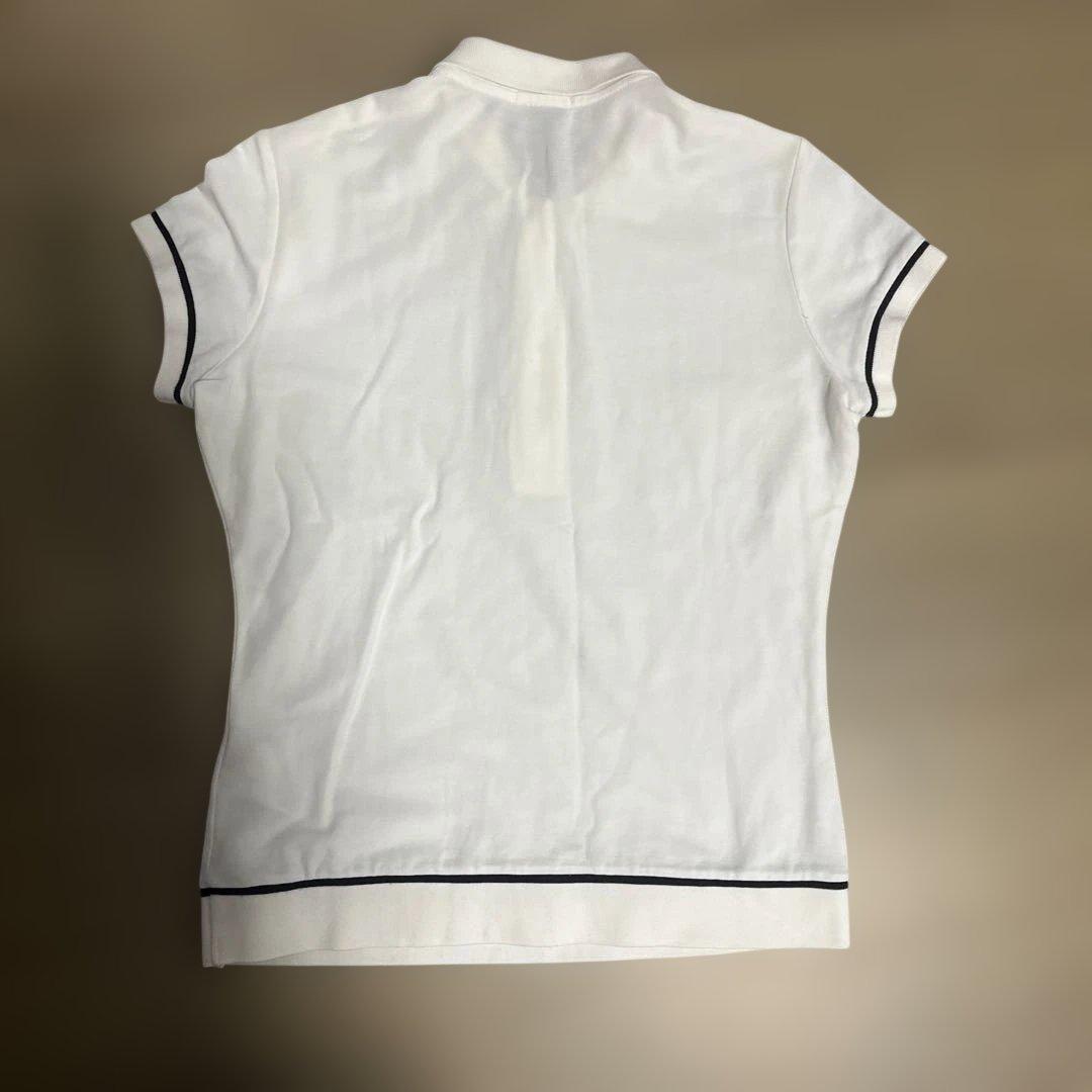 MONCLER ホワイト ポロシャツ S