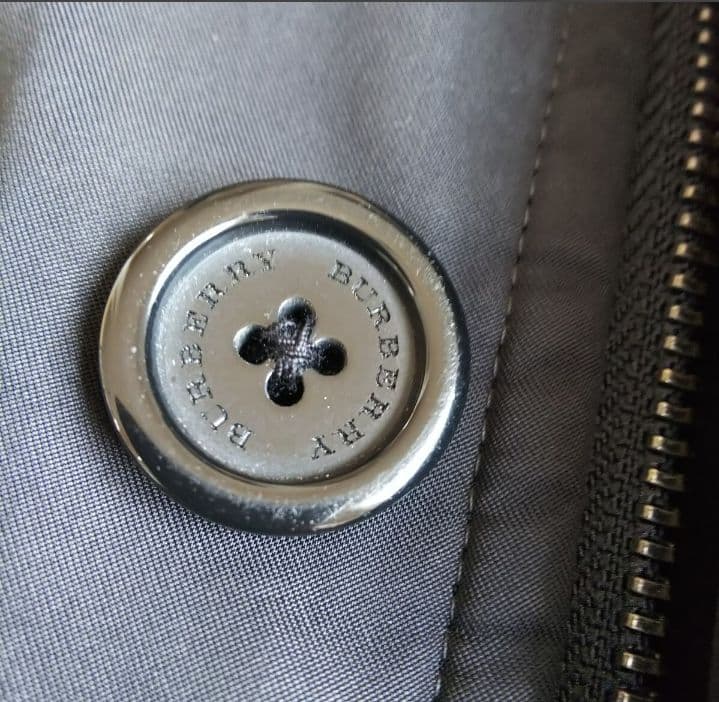 【希少LL】バーバリーロンドン ロング モッズコート ブラック