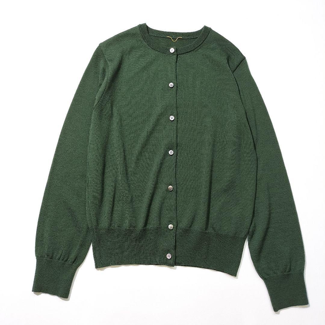 美品 2024 アパルトモン ドゥーズィエムクラス ファインウール カーディガン