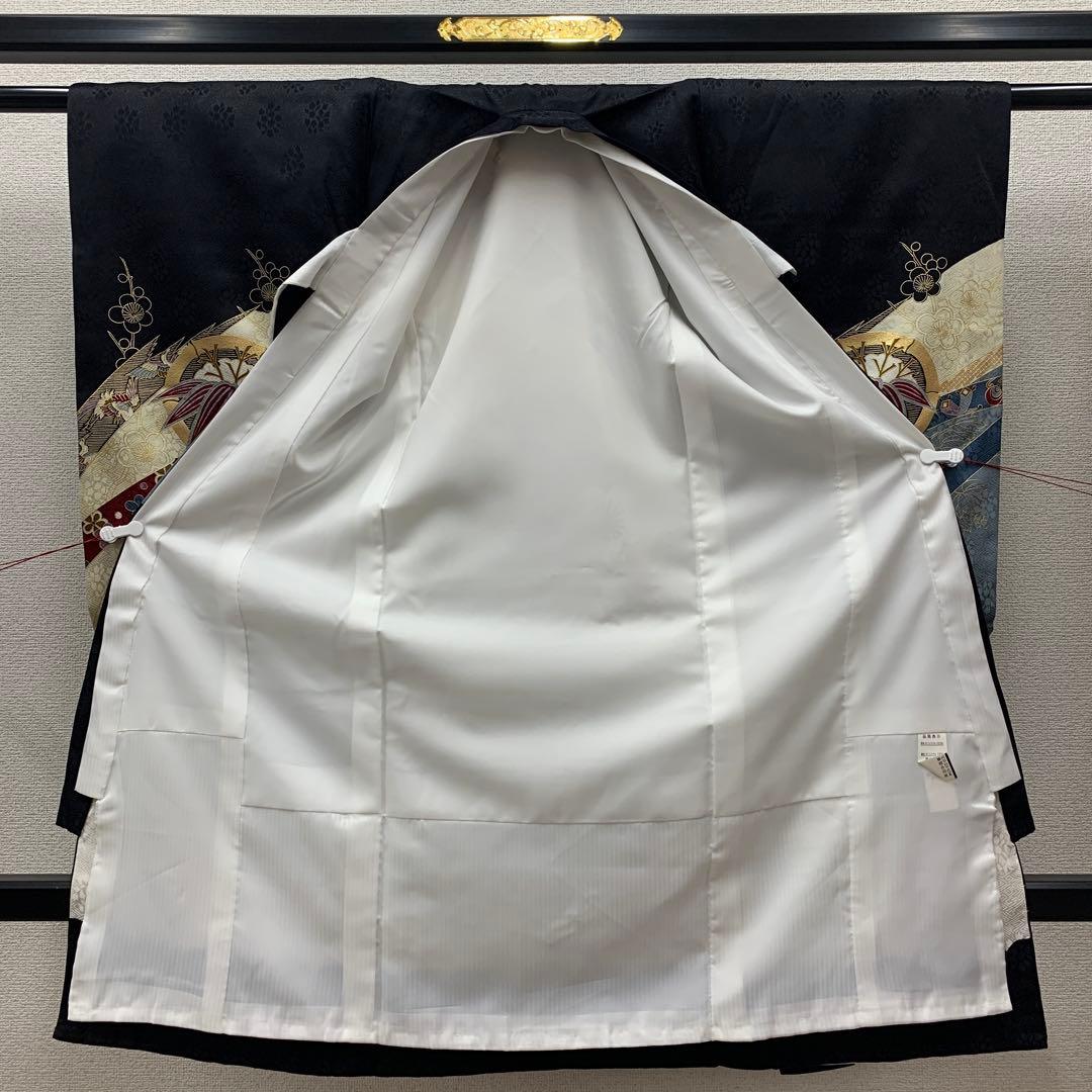 512ayu20□宮参り 掛け着 長襦袢付き 祝い着 七五三にも 松竹梅□美品