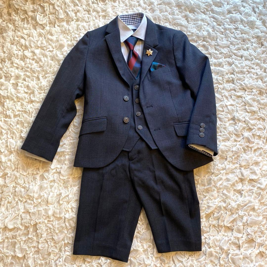 イーストボーイ 男の子 フォーマルスーツ 120 5点セット