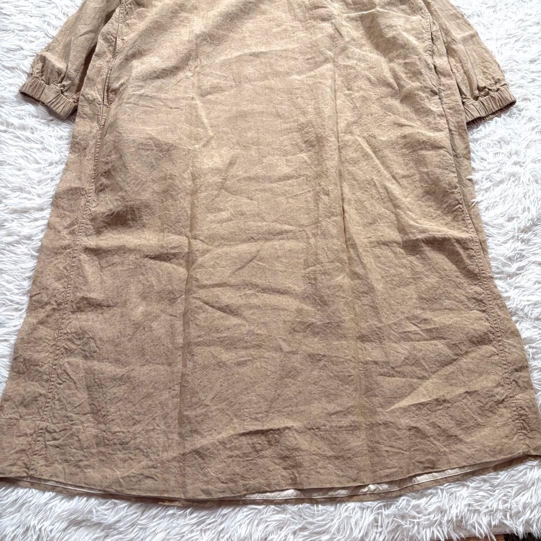 Rakutao公式アカウント01パトアシュ　インドリネンのスモックドレス