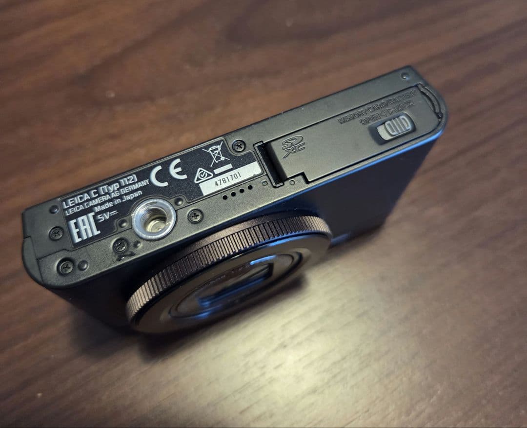 Leica C typ112 ダークレッド ライカ コンパクトデジタルカメラ