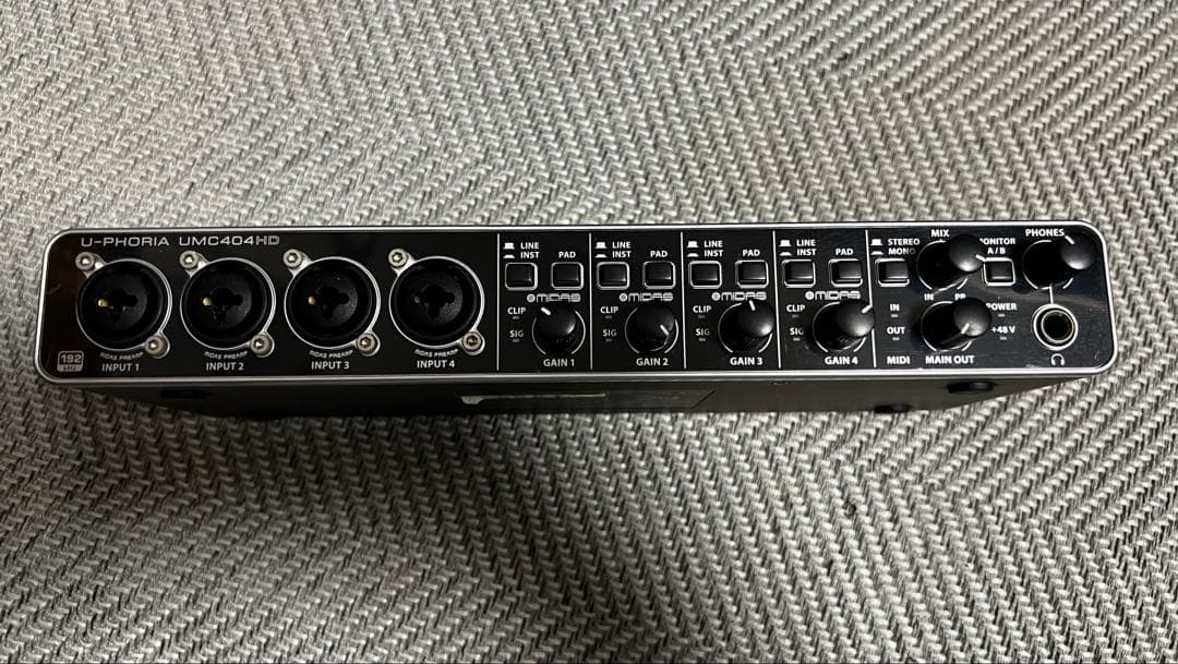 Beringer オーディオインターフェイス UMC404HD U-PHORIA
