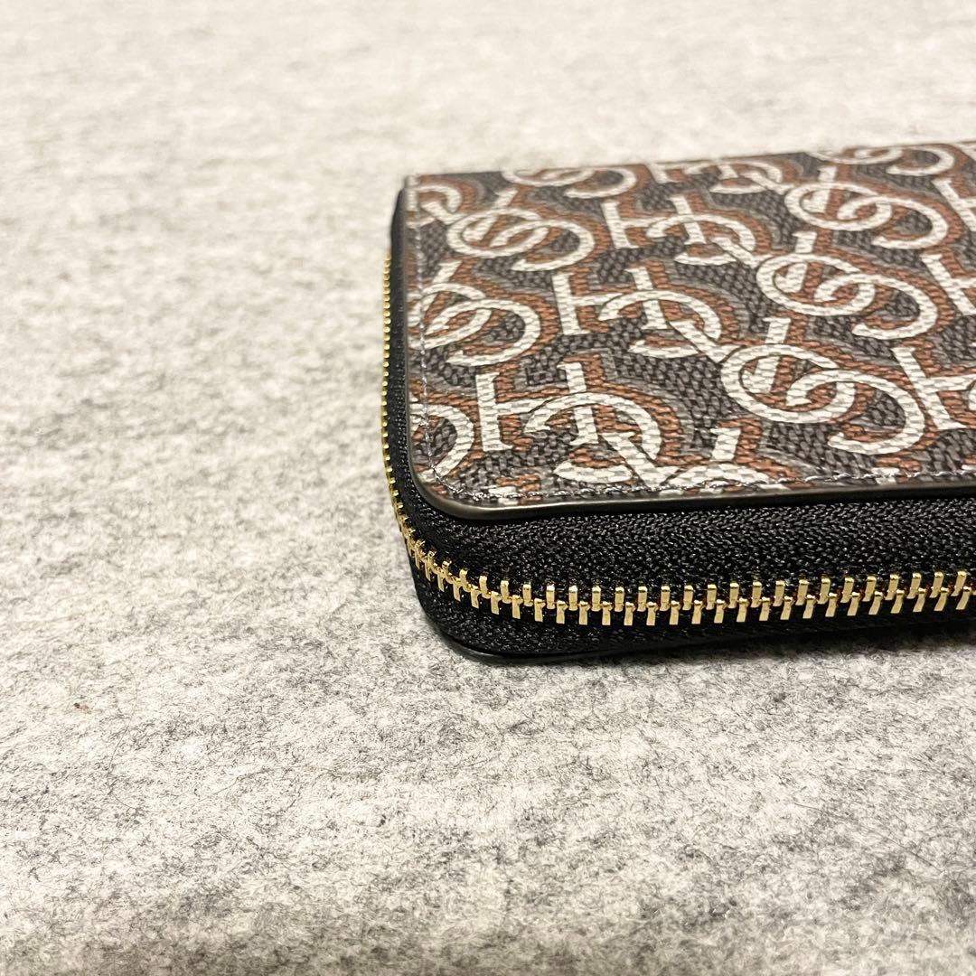 【未使用】　COACH 長財布　モノグラムプリント　着脱ストラップ　ブラック