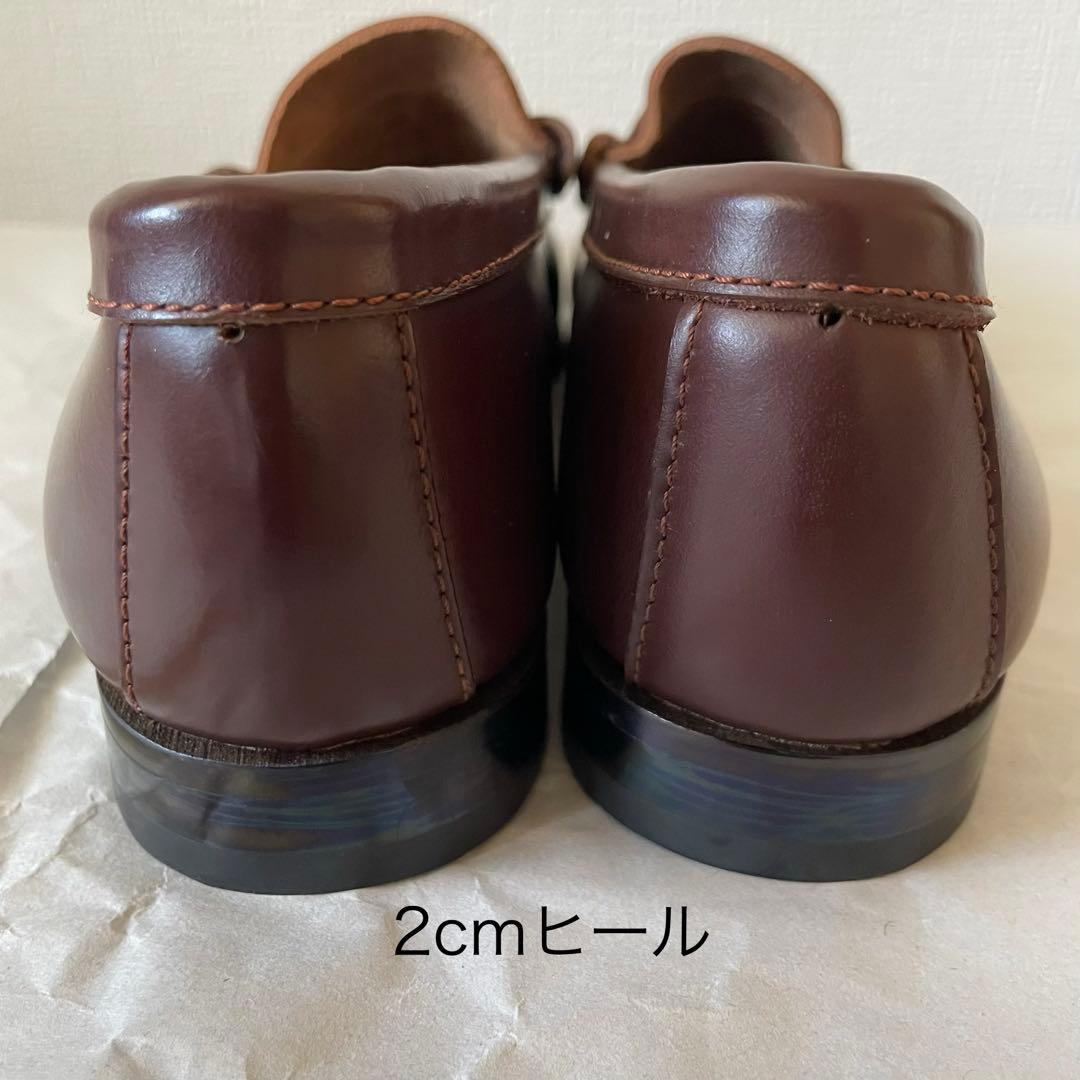 【訳あり新品未使用品】REGAL ローファー　鏡面加工　茶　24cm 牛革