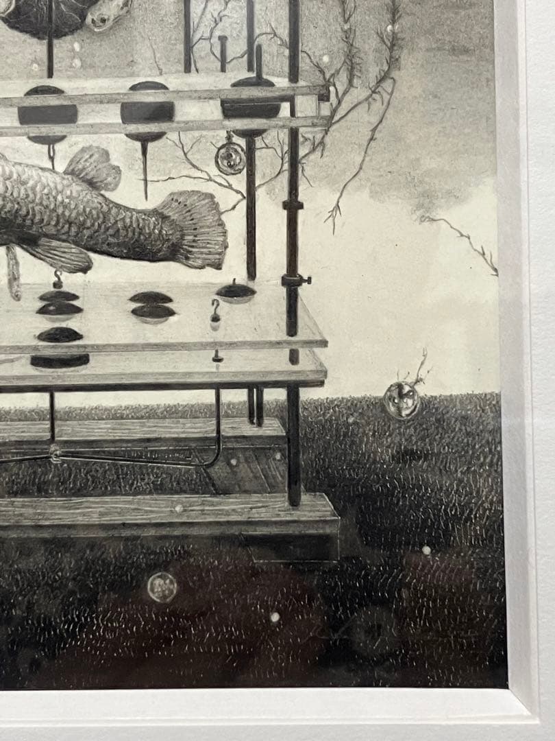 世界に一つの絵画　河内良介「カダヤシ」鉛筆画(2022年)