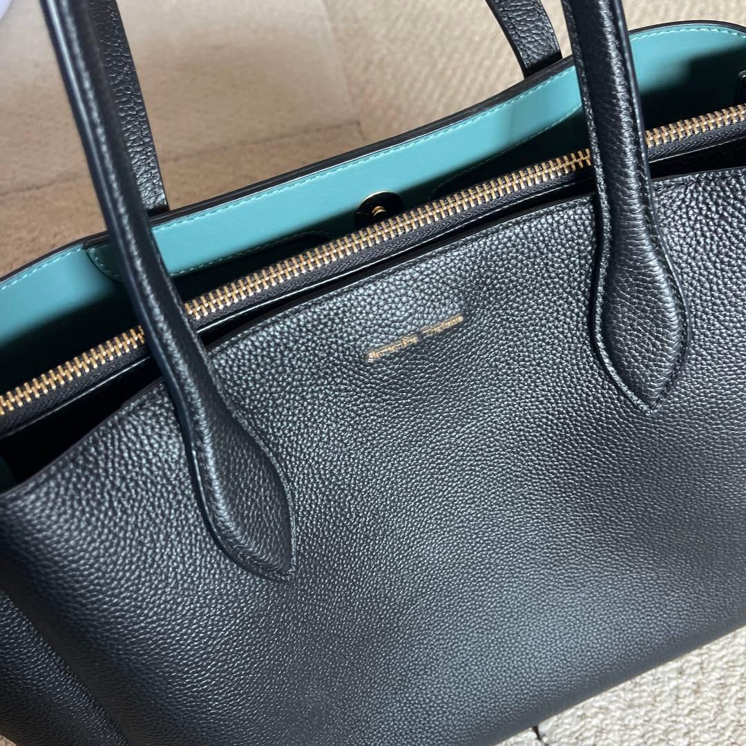 【超美品❗️】Samantha Thavasa レザートートバッグ ブラック PC