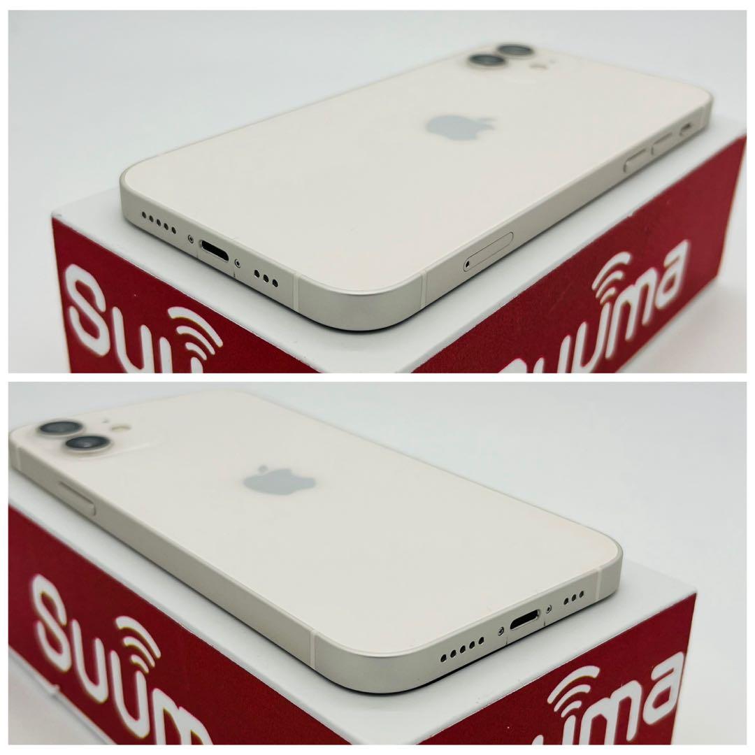 A 100% iPhone 12 64 GB SIMフリー ホワイト 本体