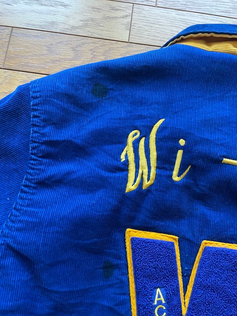 【RENNOC】コーデュロイ スタジャン ジャケット USA 製　S 古着