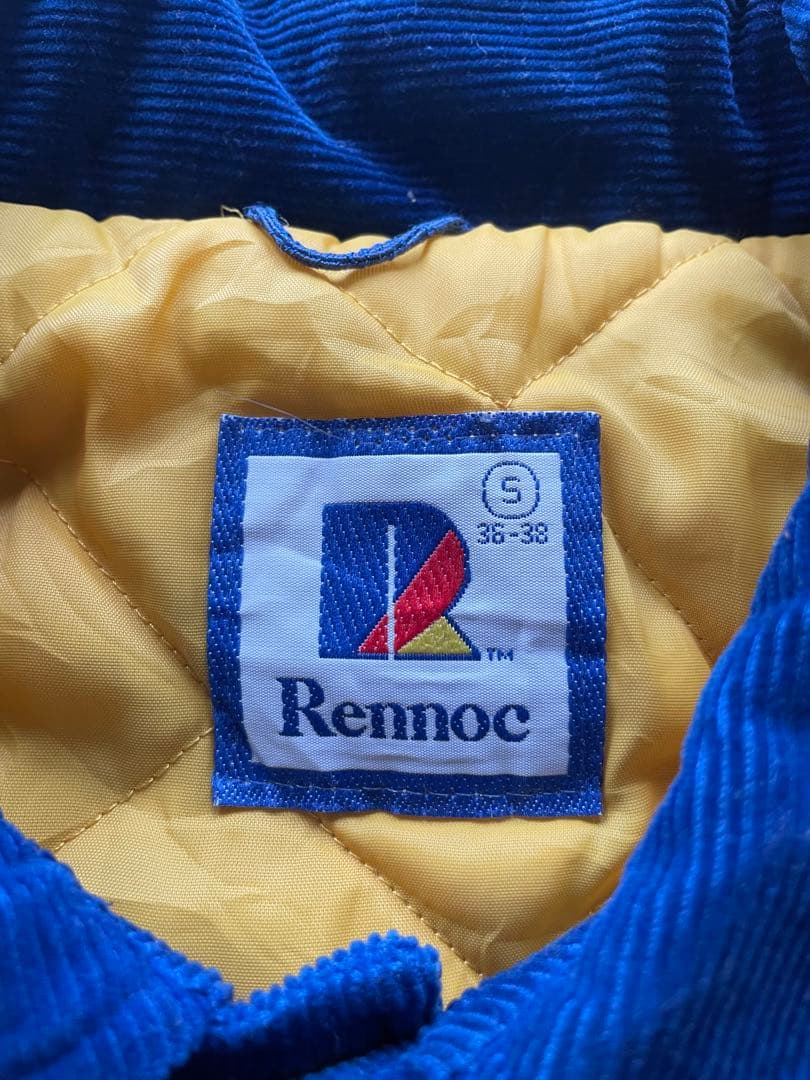 【RENNOC】コーデュロイ スタジャン ジャケット USA 製　S 古着