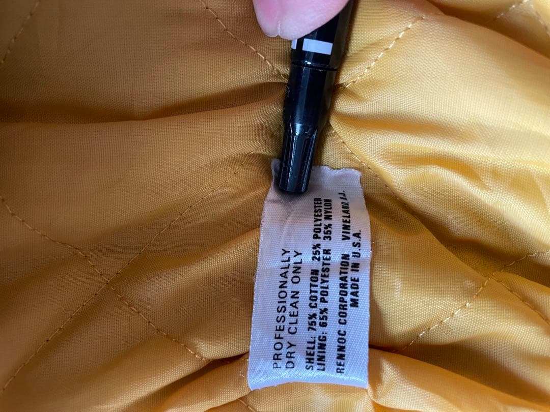 【RENNOC】コーデュロイ スタジャン ジャケット USA 製　S 古着