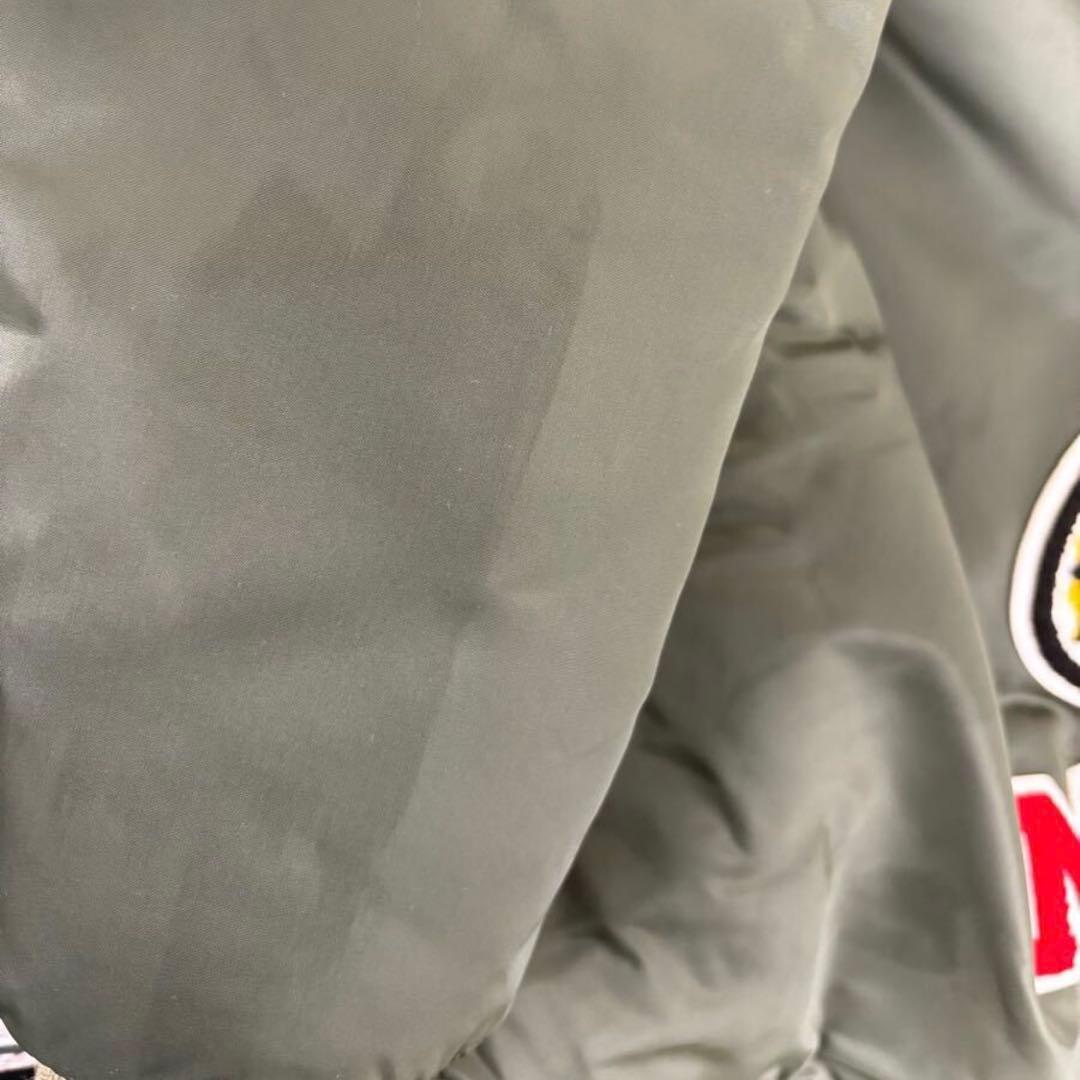 ヒューマンメイド☆バックロゴワッペンN-2Bミリタリーナイロンジャケット