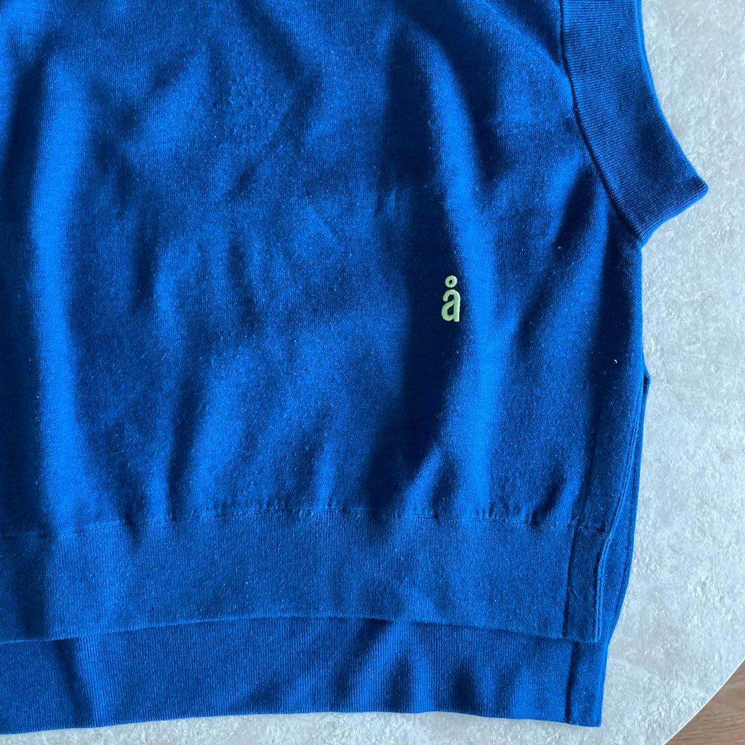 オーバーサイズベスト　ナゴンスタンス　ネイビーブルー