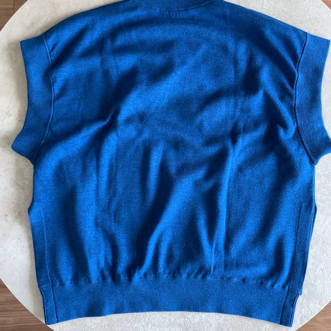 オーバーサイズベスト　ナゴンスタンス　ネイビーブルー