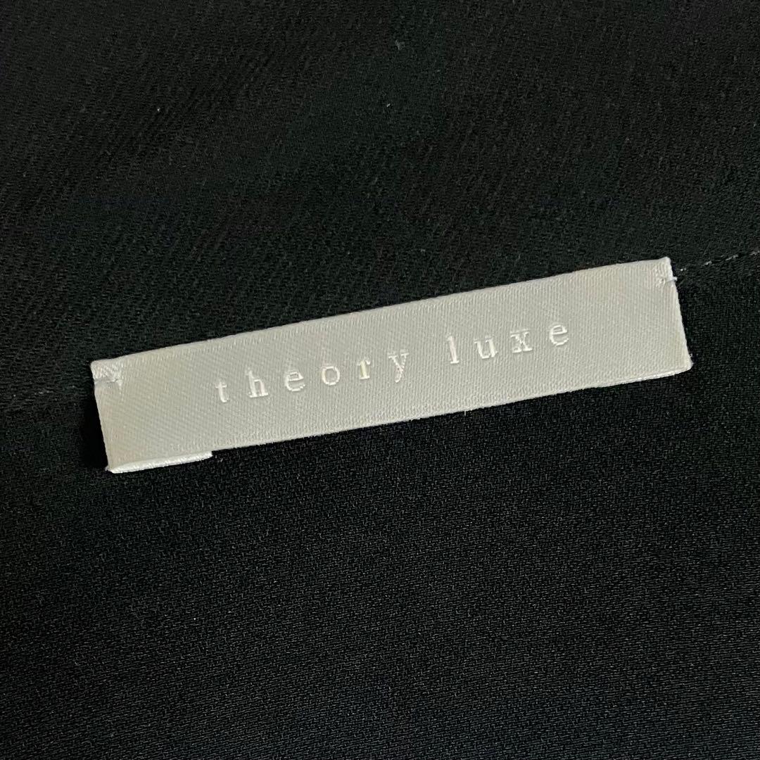 セオリーリュクス　長袖ボウタイシャツ　ブラウス　ブラック RYNA 40 日本製