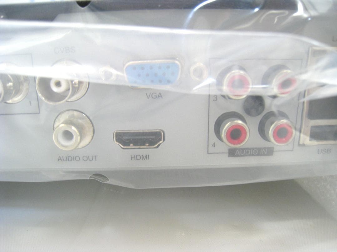 【未使用品】500万画素対応 4ch デジタルレコーダー 4TB アルコム