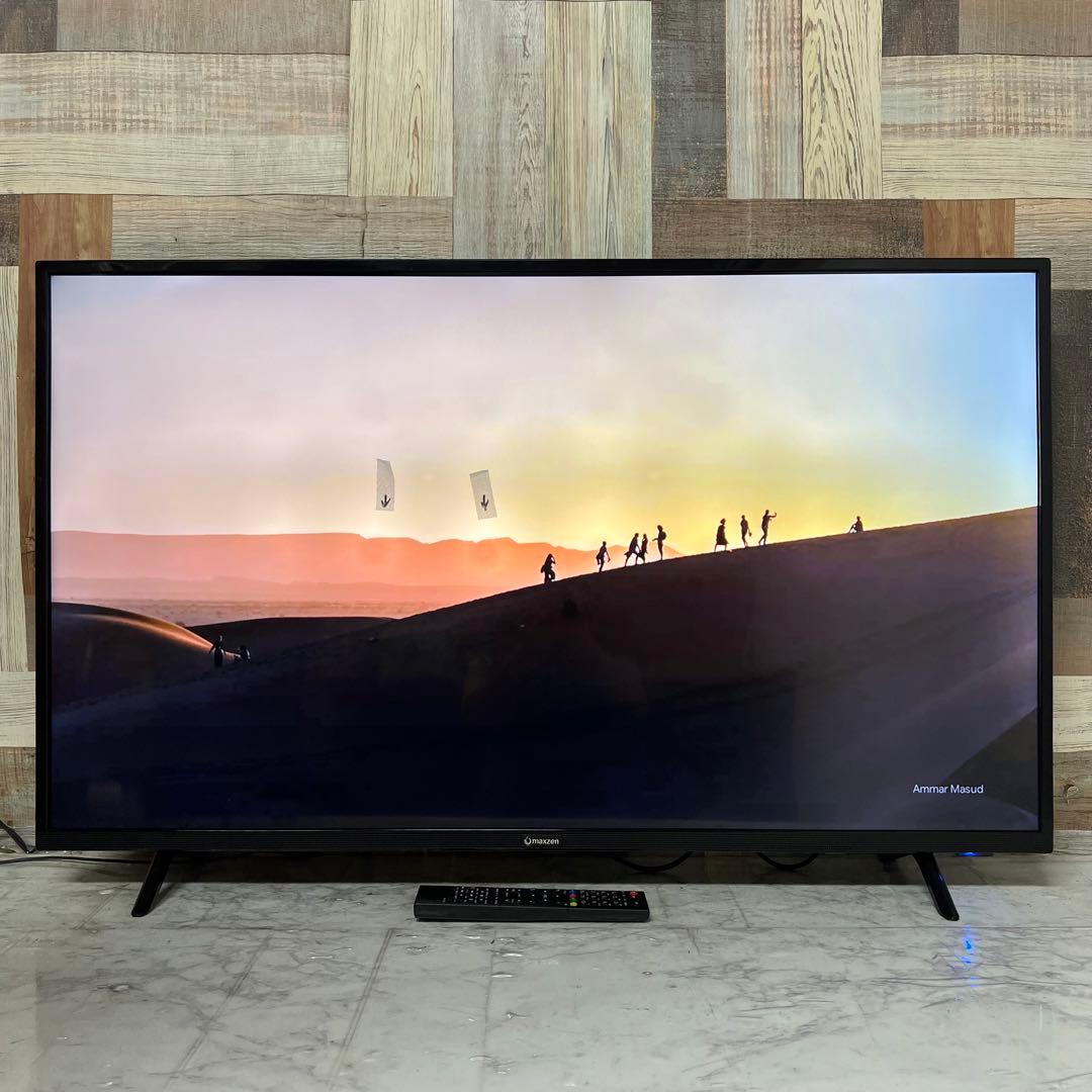 アラさん全国送料込4年前購入マクスゼン43型4KTV裏番組録画ゲームモード