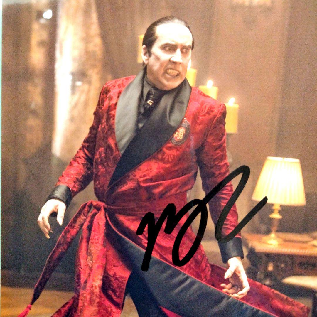 ニコラス・ケイジ直筆サイン入り2Lサイズ写真…レンフィールド……