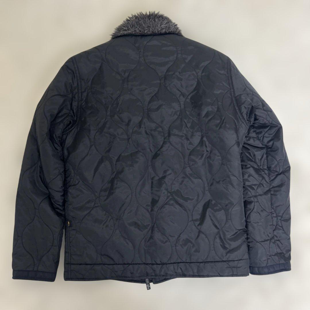 【極美品】ALPHA ファー　ナイロン　N-1 デッキ ジャケット　M