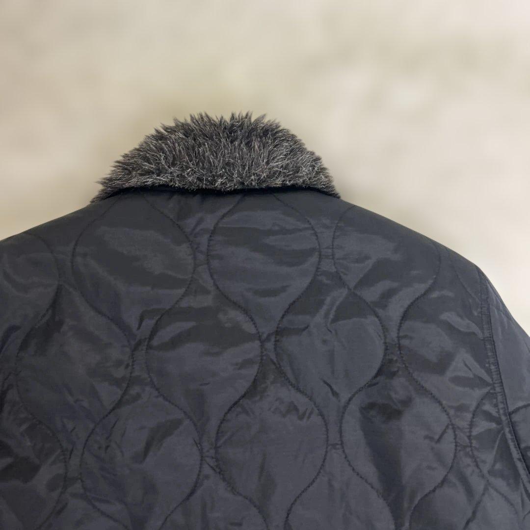 【極美品】ALPHA ファー　ナイロン　N-1 デッキ ジャケット　M