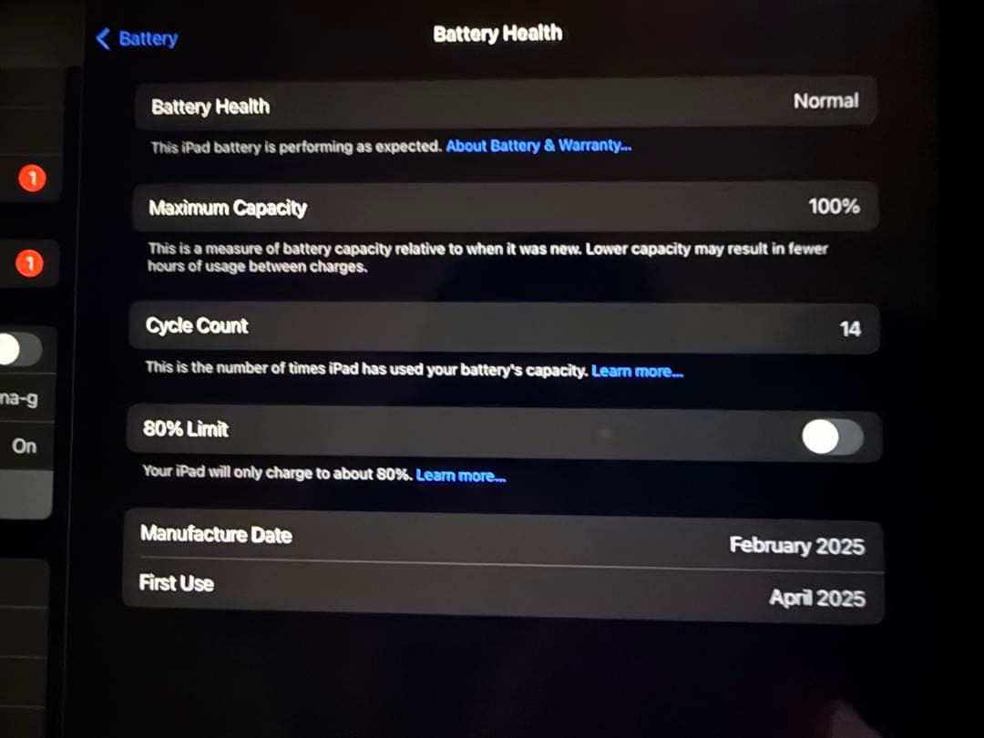 iPad A16 刻印あり