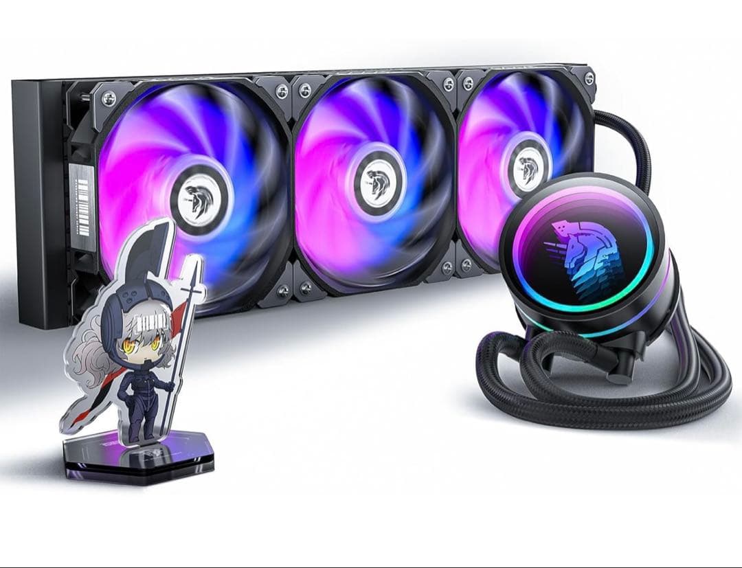 AsiaHorse 雙泵 360 簡易水冷 CPUクーラー WK-A360