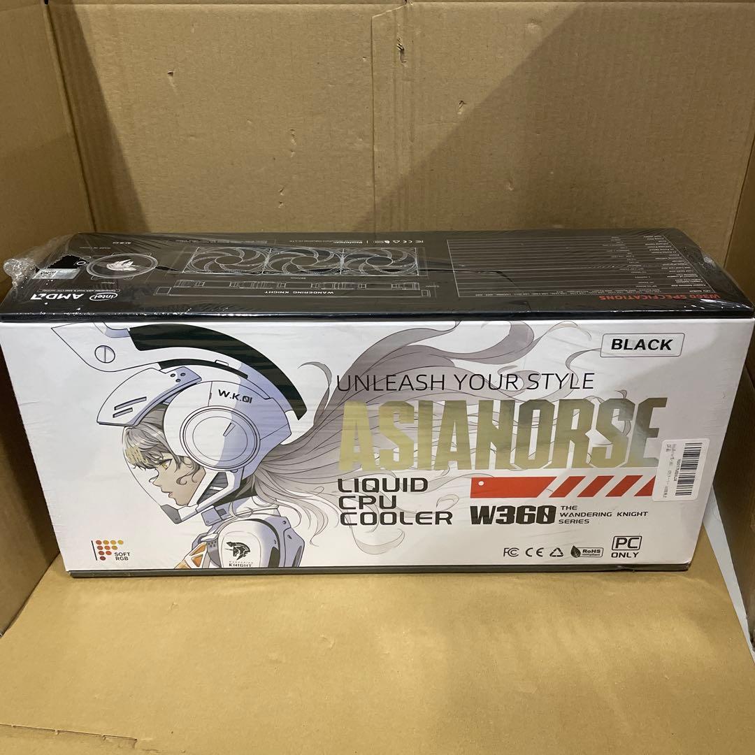 AsiaHorse 雙泵 360 簡易水冷 CPUクーラー WK-A360