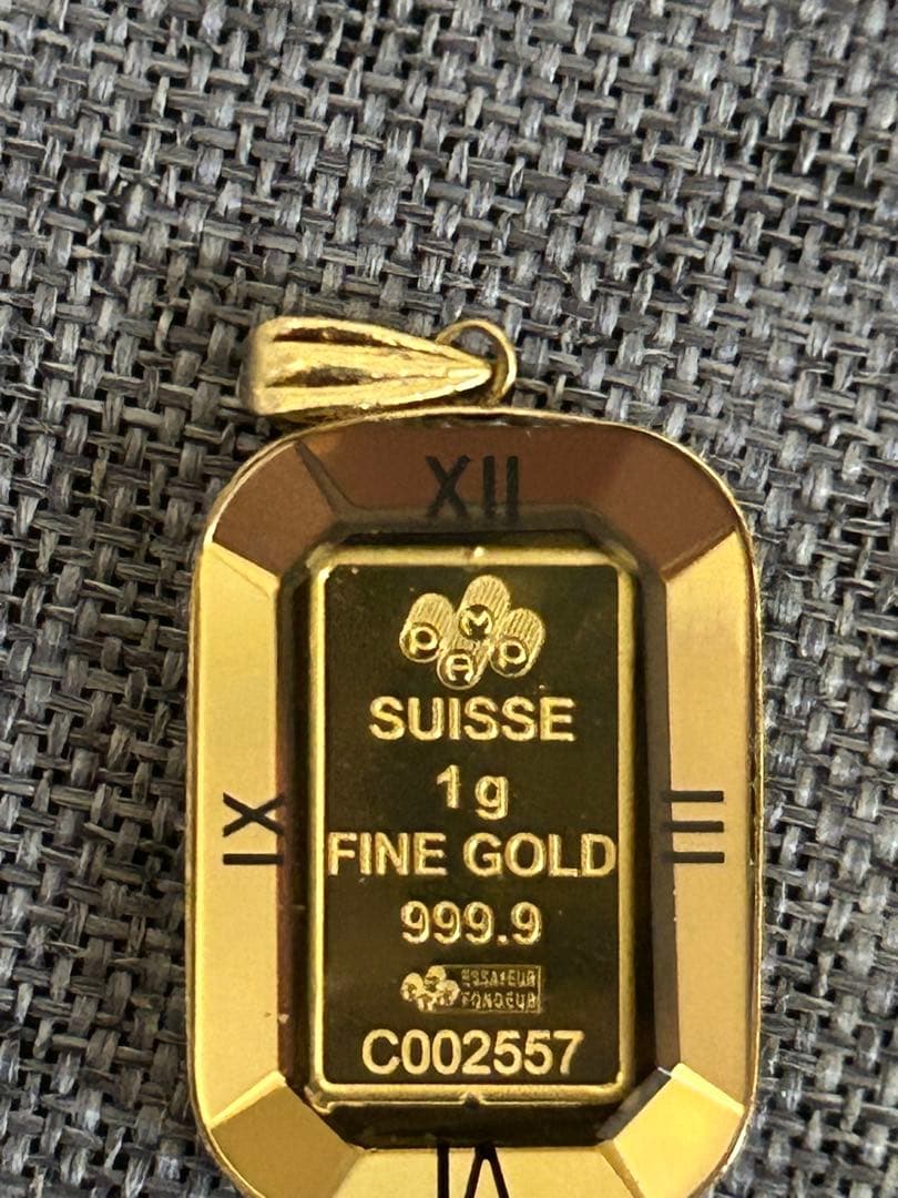 999.9純金マリア像ネックレス24金18金