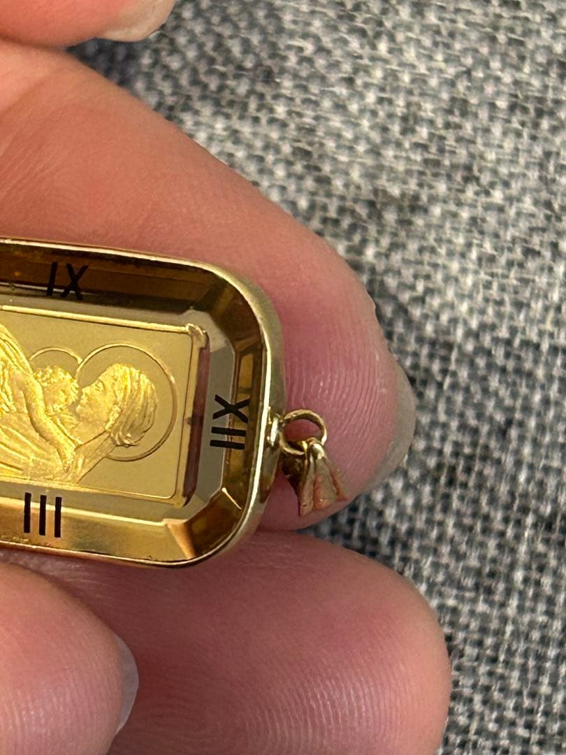 999.9純金マリア像ネックレス24金18金