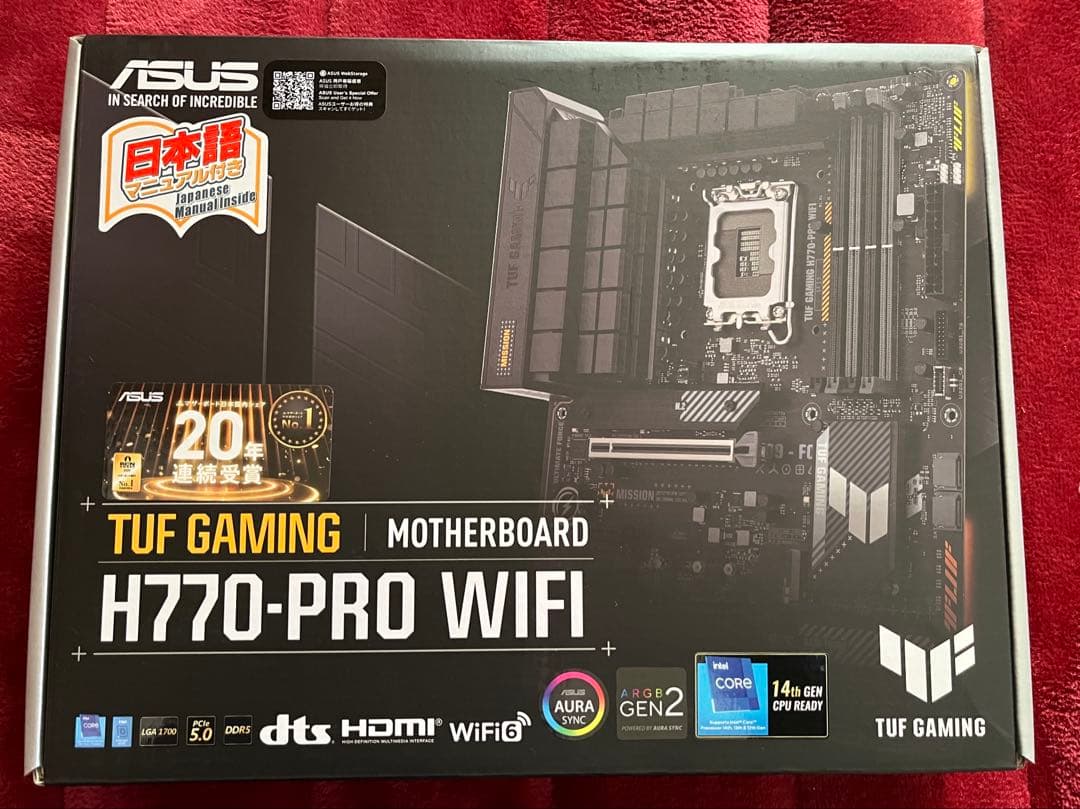 ASUS TUF H770-PRO WiFi マザーボード