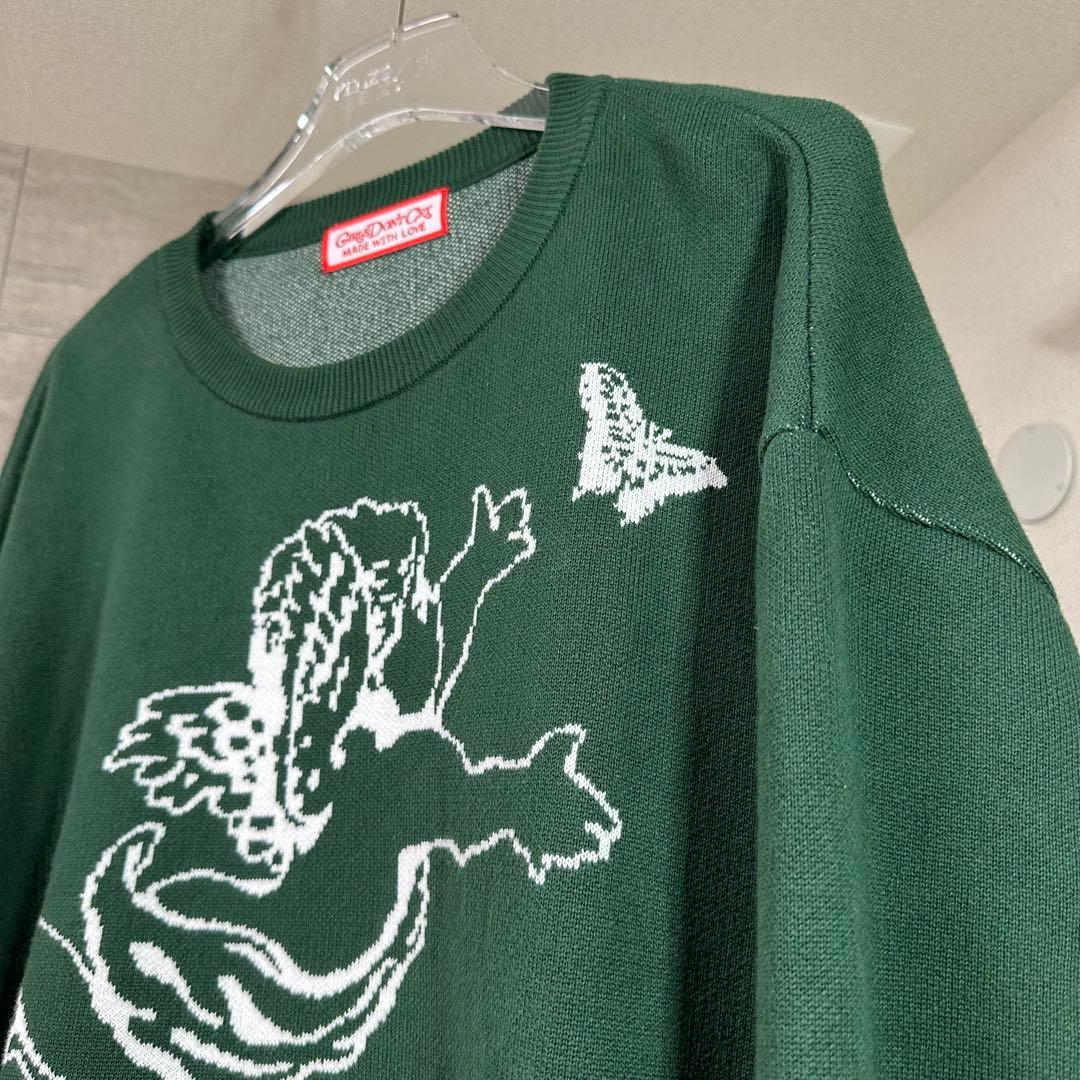 【美品】Girls Don't Cry Angel Knit グリーン M