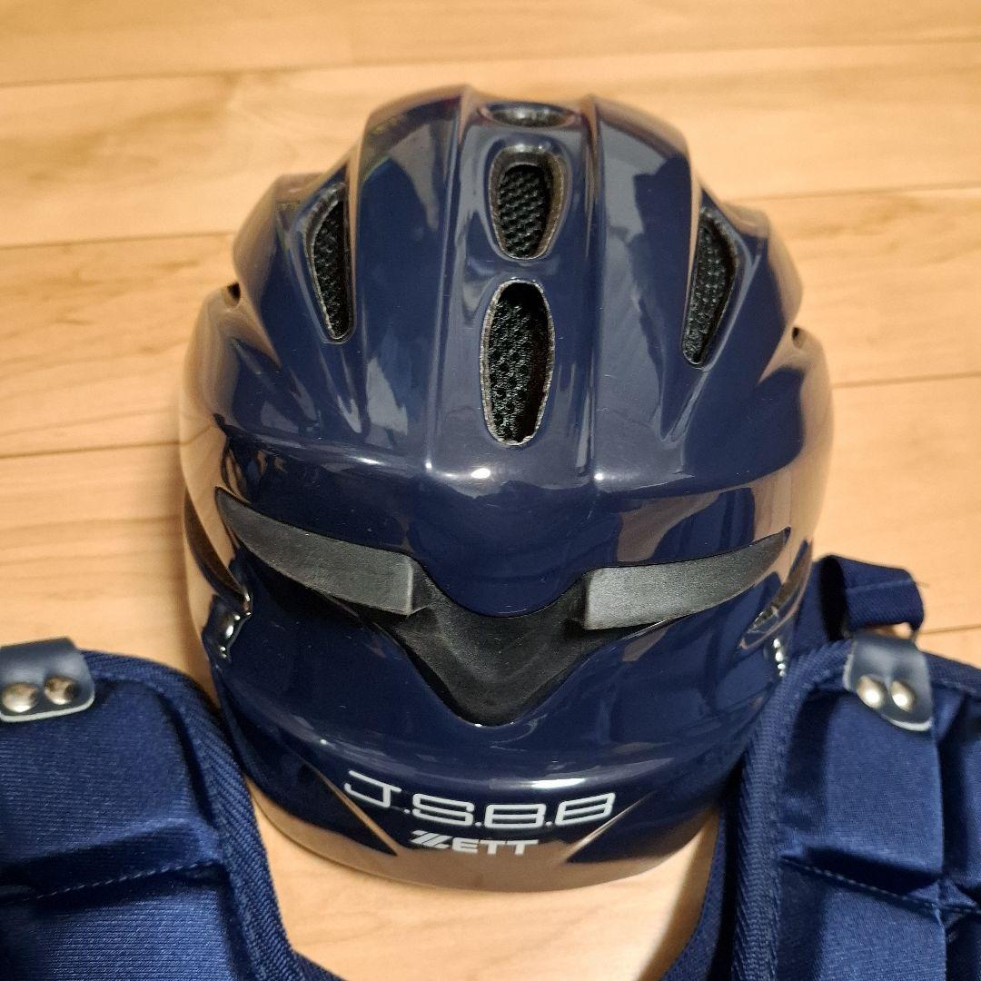 ZETT JSBB キャッチャー防具フルセット　ニークッション付き(一般軟式)