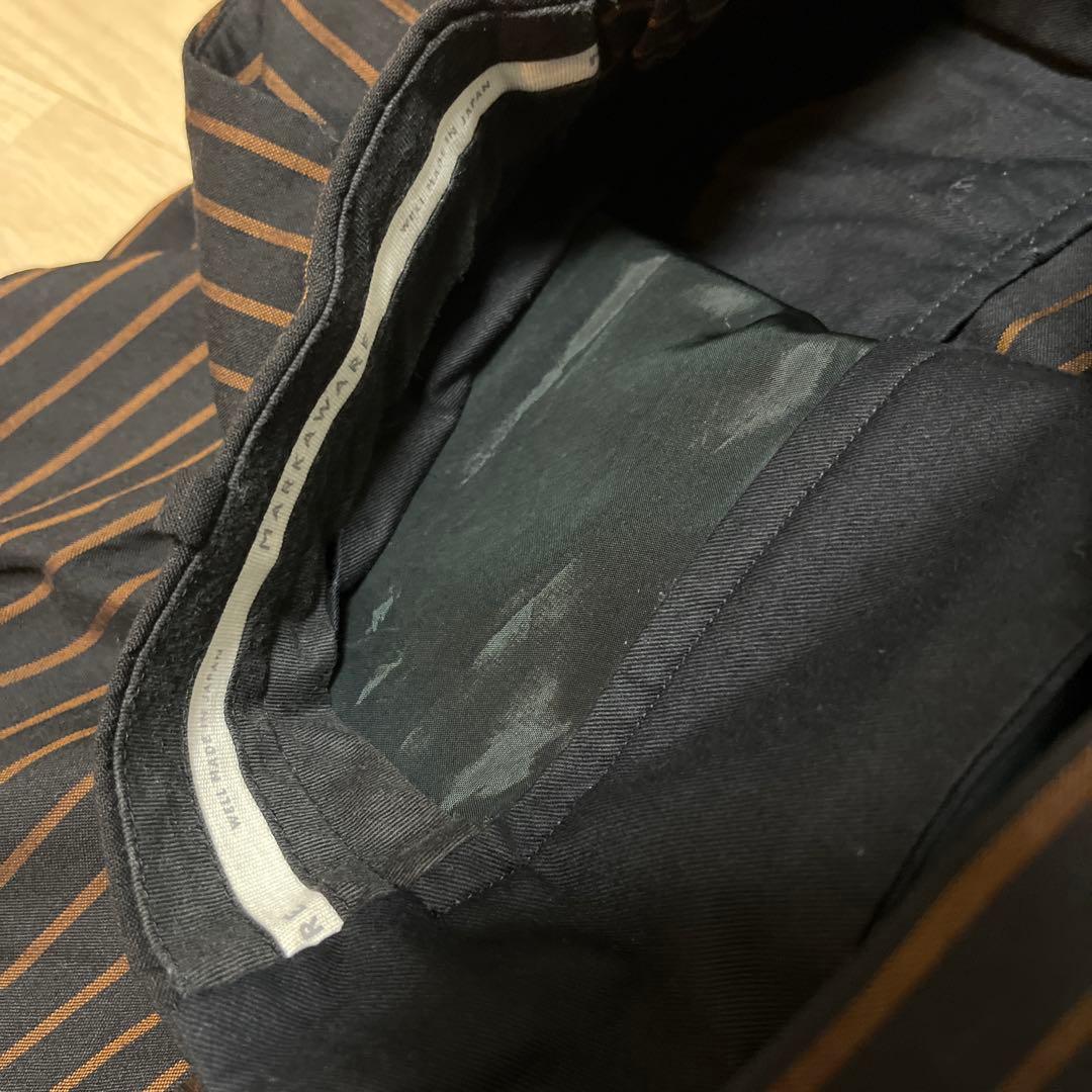 MARKAWARE オーガニックウールトロピカル　ブラウンストライプ