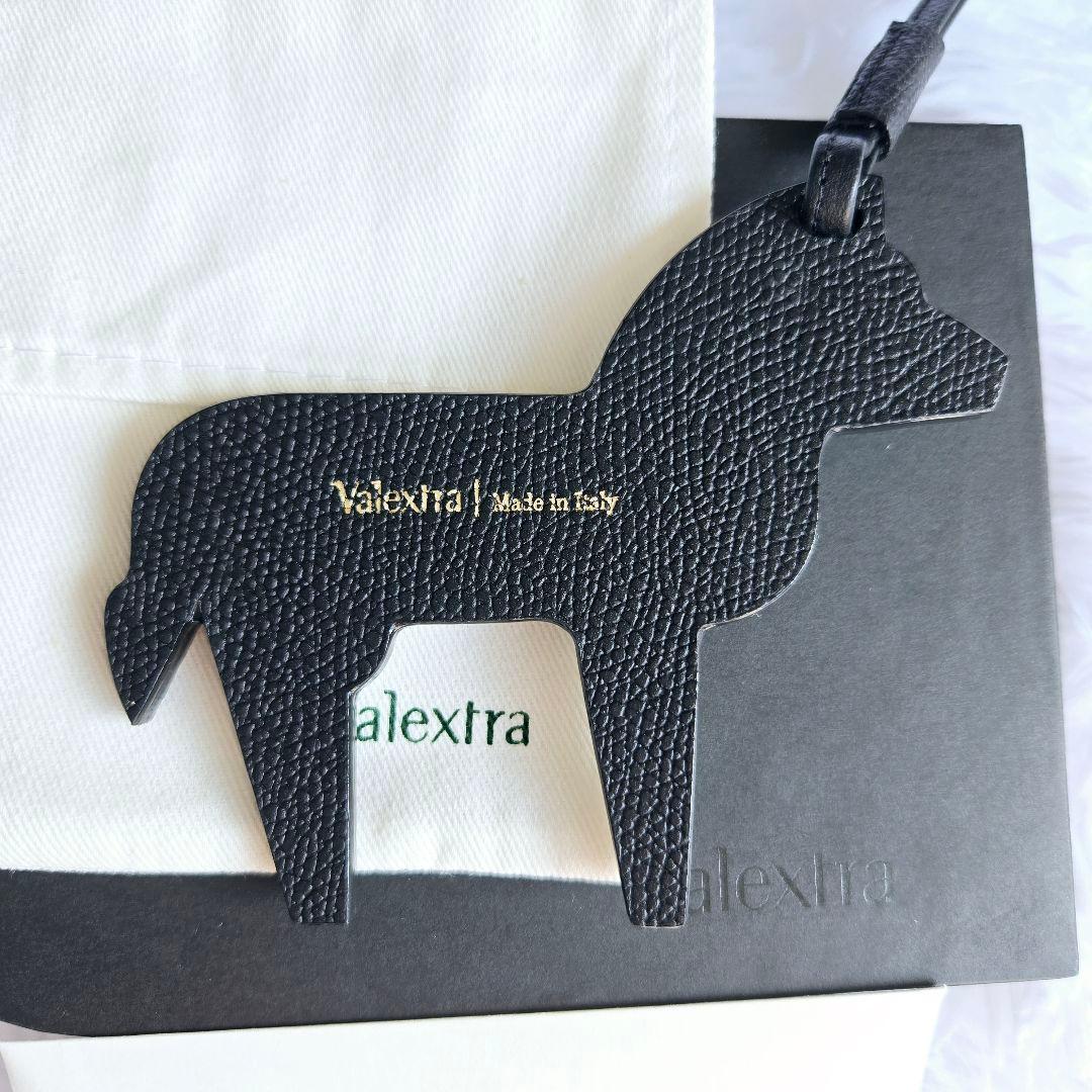 美品 希少 Valextra ヴァレクストラ 可愛い　ゼブラ型チャーム 箱付