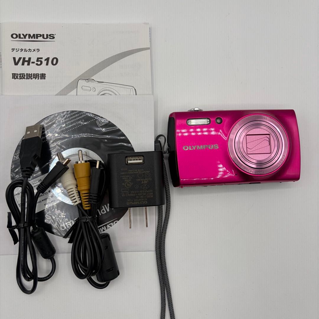 OLYMPUS オリンパス VH-510 コンデジ レトロ ピンク デジカメ
