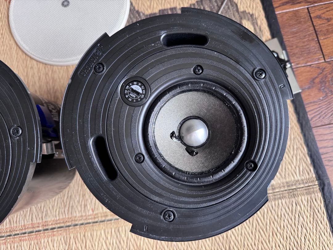 中古YAMAHA 天井スピーカー VXC4W　1ペア