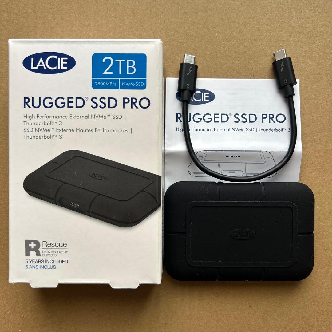 ラシー LaCie ポータブルSSD 2TB Rugged SSD Pro
