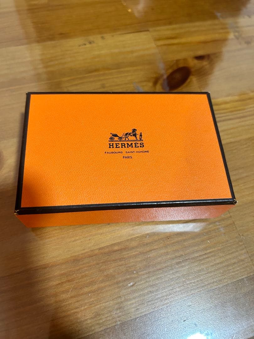 まちゃぴ　HERMES エルメス　ブラック レザー キーケース