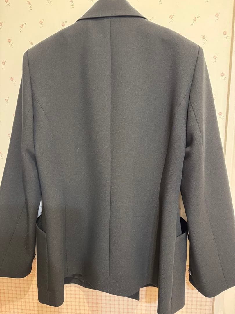 TRÈFLE+1 ブラック テーラードジャケット