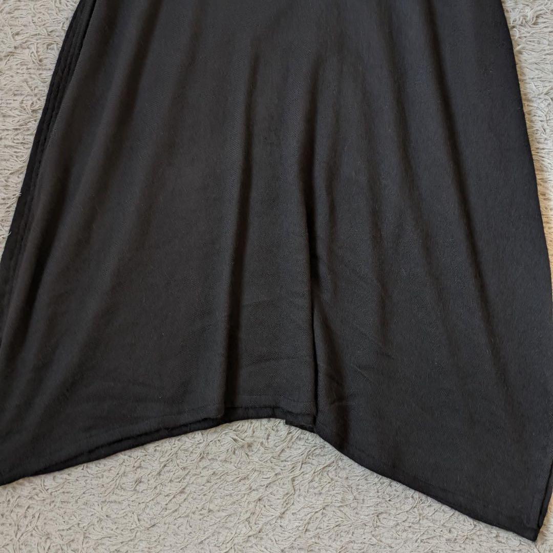 tamaki niime/タマキニイメ　アルパカfuwa-Tロング　ブラック